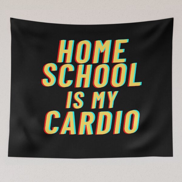 Item preview, Home School Is My Cardio In Yellow designed and sold by Indra Agrawal.