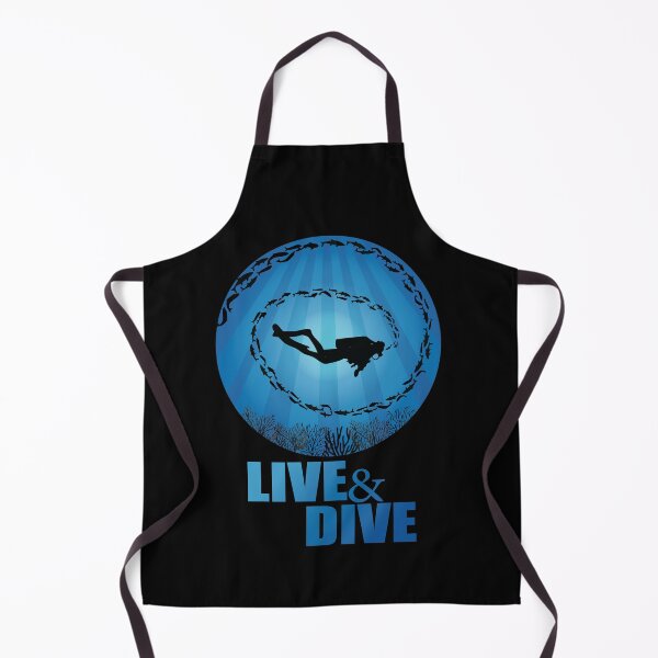 Item preview, Live and Dive Same Planet Different World Deep Water Sea Life designed and sold by TheInkElephant.