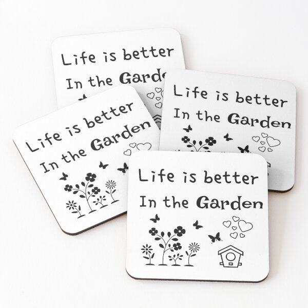 Item preview, life is better in the garden designed and sold by KOOL Studio.