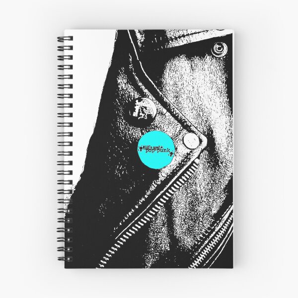 Item preview, Middle Aged Pop Punk Leather Jacket (Sea Foam Green Pin) designed and sold by Getonboardman.