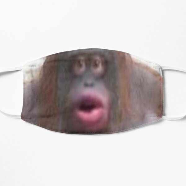 Uh Oh Stinky Monkey Flat Mask