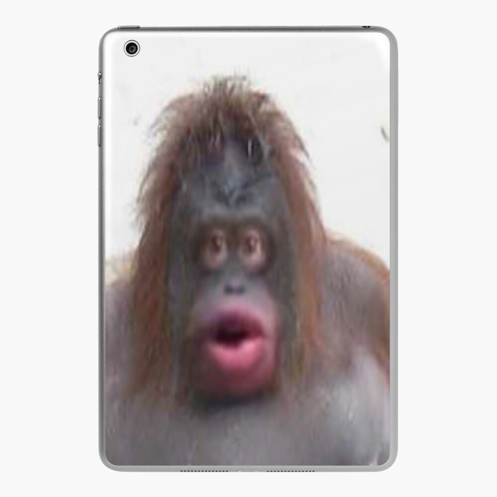 Laughing Monkey Saying Hii iPad Case & Skin for Sale by Ani1111