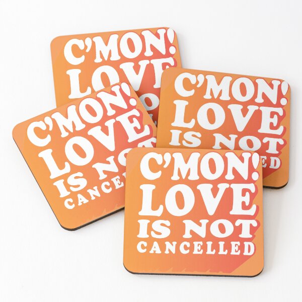 Item preview, C'mon! Love is not cancelled - Orange Fire Version designed and sold by WULFLAND ARTS.