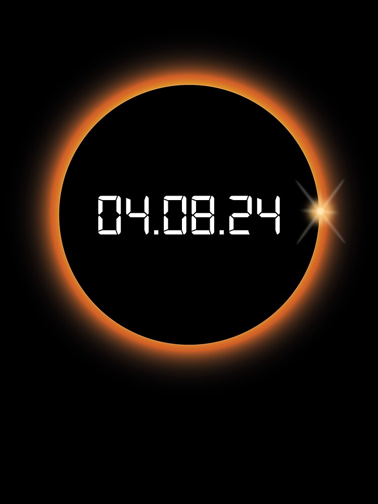 Thumbnail 3 von 3, Tuch, Totality 04.08.24 Total Solar Eclipse April 8 2024 Eclipse Gear designt und verkauft von DynamicDesign.
