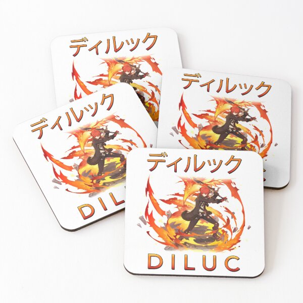 Item preview, Diluc | Genshin Impact (White) designed and sold by OlimpicDragons.