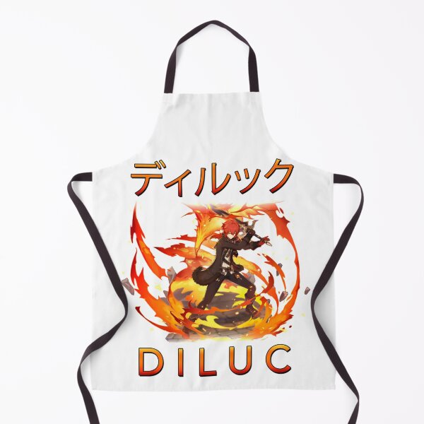 Item preview, Diluc | Genshin Impact (White) designed and sold by OlimpicDragons.