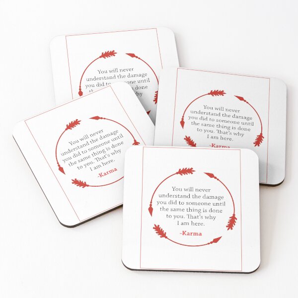 Item preview, Karma Quote designed and sold by Martial-X.