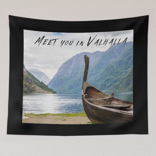 Item preview, "Meet you in Valhalla" Viking Longship designed and sold by Orkneyology.
