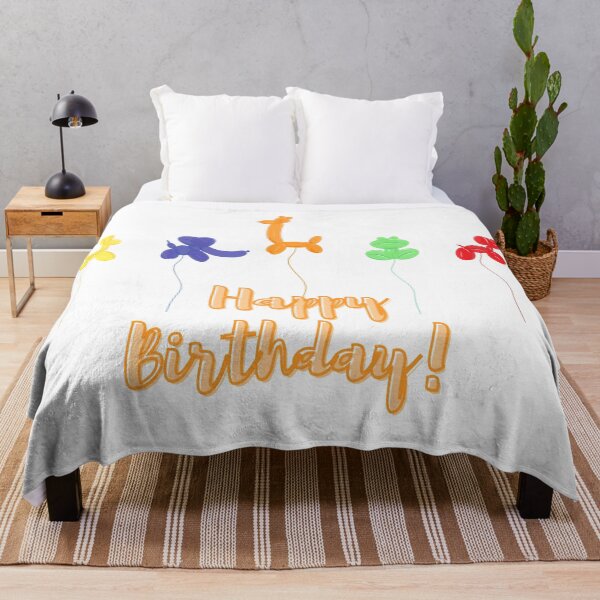 Item preview, Happy birthday Five Animal Balloons designed and sold by dreamofdenim.
