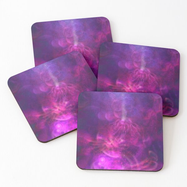 Item preview, Cosmic Cloud - Abstract Digital Painting - Purple and Fuchsia Astral Art designed and sold by PiperArtDesign.