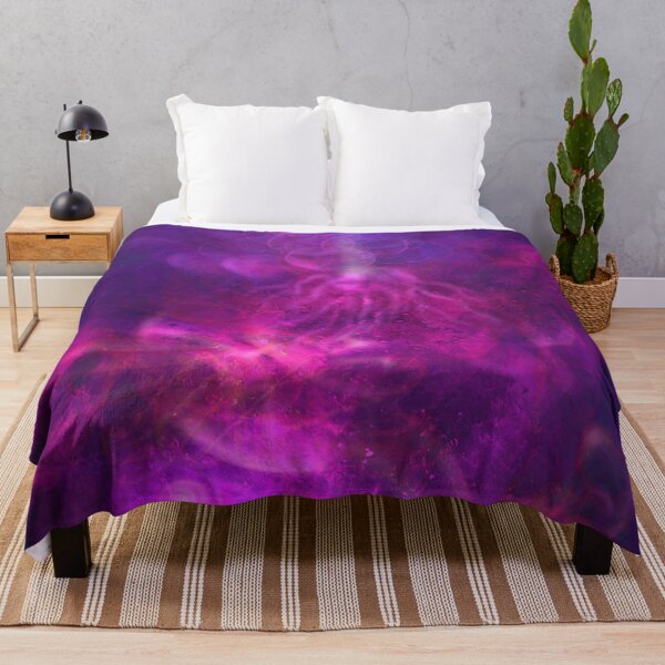Item preview, Cosmic Cloud - Abstract Digital Painting - Purple and Fuchsia Astral Art designed and sold by PiperArtDesign.