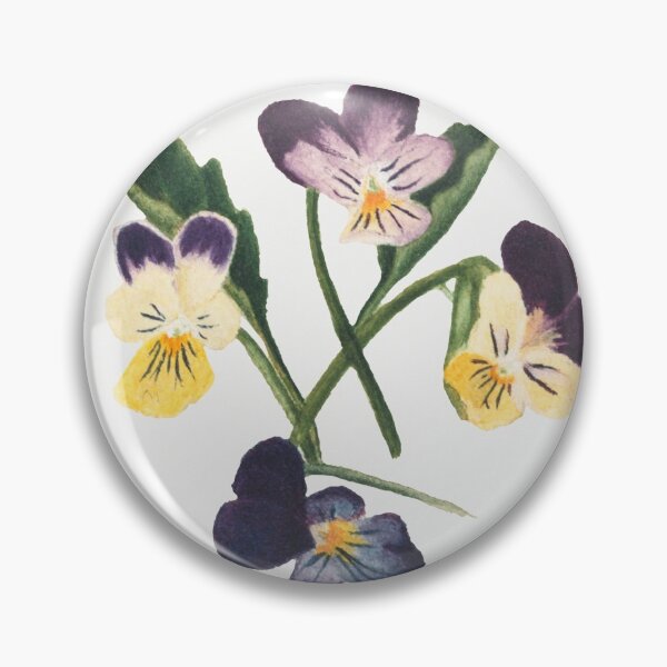 Item preview, violet flower illustration watercolor delicate designed and sold by Day-Z19.