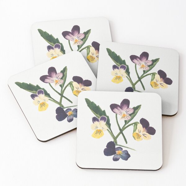 Item preview, violet flower illustration watercolor delicate designed and sold by Day-Z19.