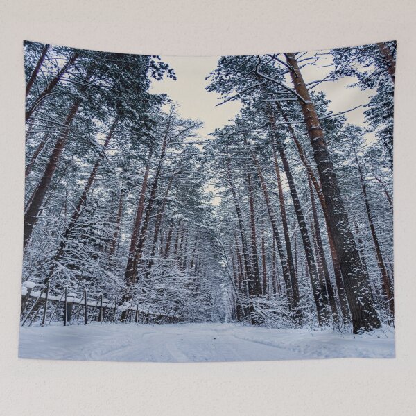 Item preview, Snow forest design comforter designed and sold by Lallz-Comforter.