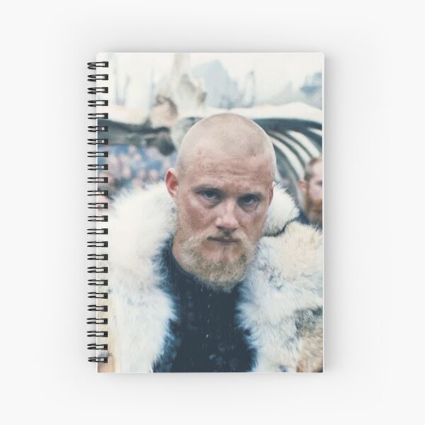 Bjorn Wallpaper Spiral Notebooks for Sale