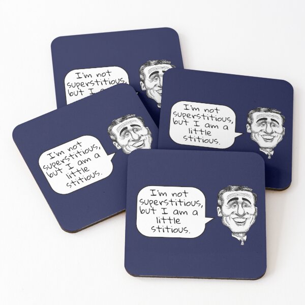 Item preview, The Office: Michael Scott, Not Superstitious designed and sold by BatemanBranding.