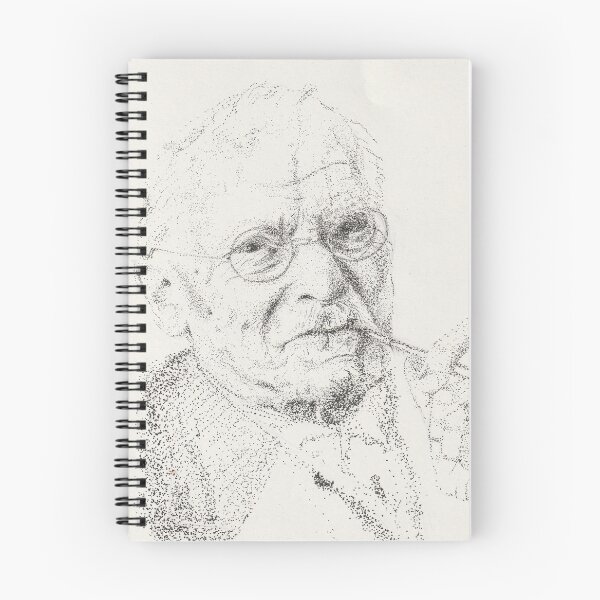 Item preview, Retrato de puntillismo de Carl Jung designed and sold by Bexter97.