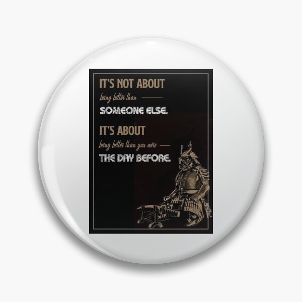 Item preview, Samurai - Motivational Quote designed and sold by Martial-X.