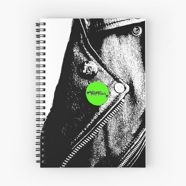 Item preview, Middle Aged Pop Punk Leather Jacket (Green Pin) designed and sold by Getonboardman.