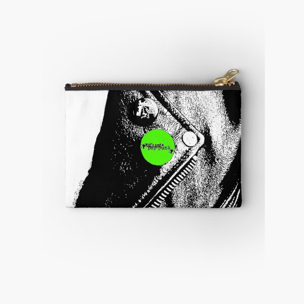 Item preview, Middle Aged Pop Punk Leather Jacket (Green Pin) designed and sold by Getonboardman.