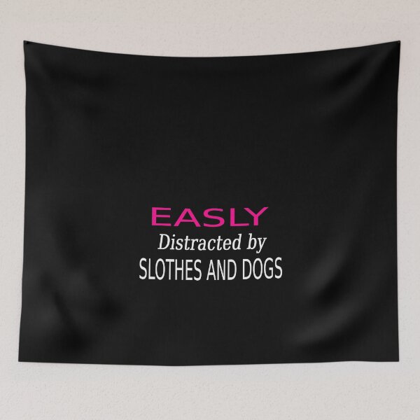 Item preview, Easly Distracted by Slothes And Dogs Essential shirt  designed and sold by Ikgha.