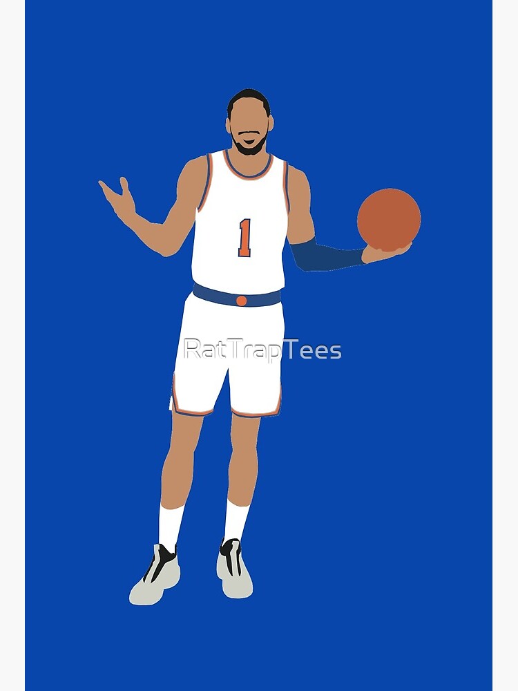 Obi Toppin Basketball Paper Poster Knicks 2 - Obi Toppin - Sticker