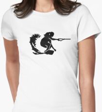 Wakeboard woman Women's Fitted T-Shirt