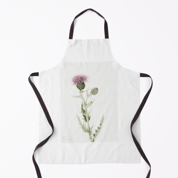 Item preview, thistle flower watercolour botanical botanic bloom purple designed and sold by Day-Z19.