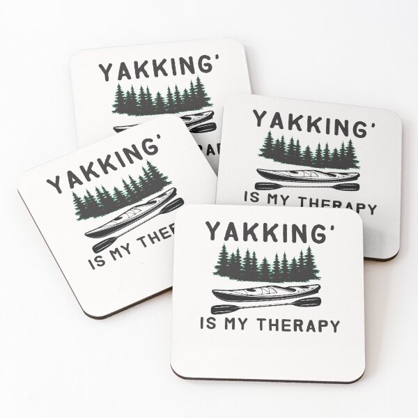 Item preview, yakking' is my therapy - Kayaking  - I love Kayaking   designed and sold by Hannah  Pillic.
