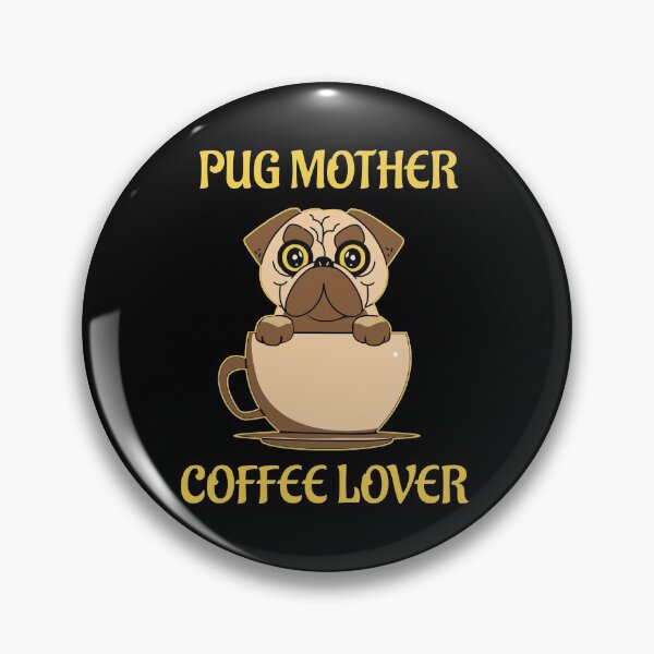 Artikelvorschau, Mops Mutter Kaffeeliebhaber entworfen und verkauft von sketchypages.