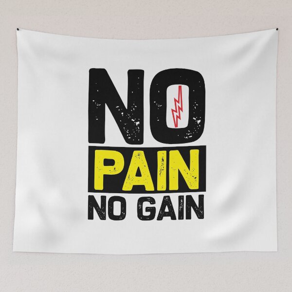 Item preview, no pain no gain designed and sold by JaMatt1983.