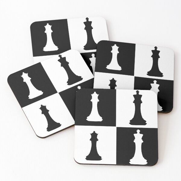 Item preview, Chess Pattern Queen King Black White designed and sold by Harlake.