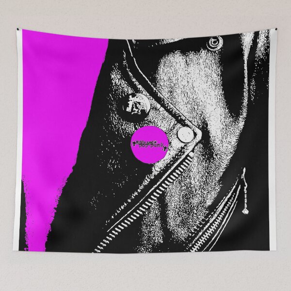 Item preview, Middle Aged Pop Punk Leather Jacket (Pink Shirt) designed and sold by Getonboardman.