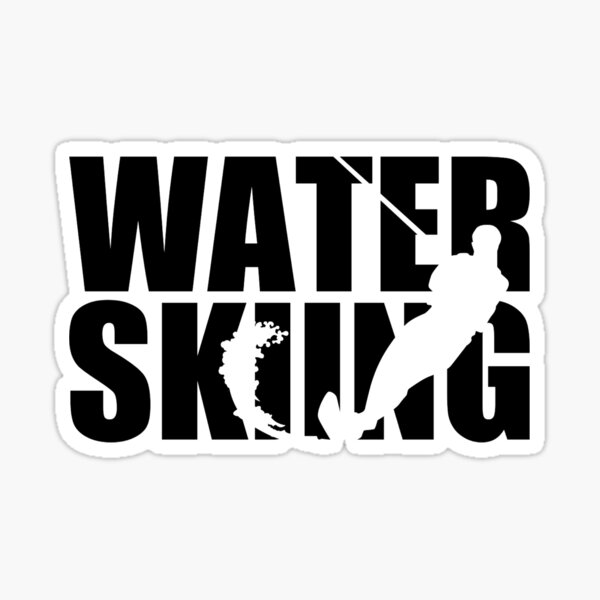 Water Ski Stickers Redbubble