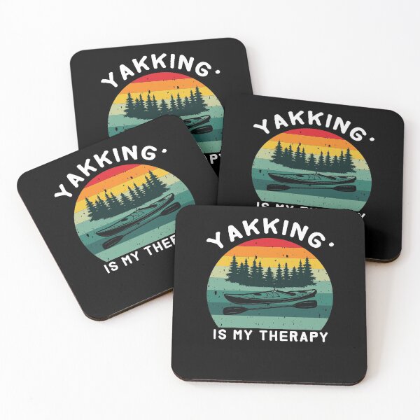 Item preview, yakking' is my therapy - Kayaking  - I love Kayaking - funny designed and sold by Hannah  Pillic.