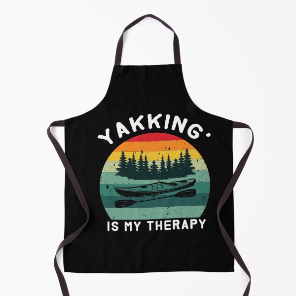 Item preview, yakking' is my therapy - Kayaking - I love Kayaking - funny designed and sold by Hannah Pillic.