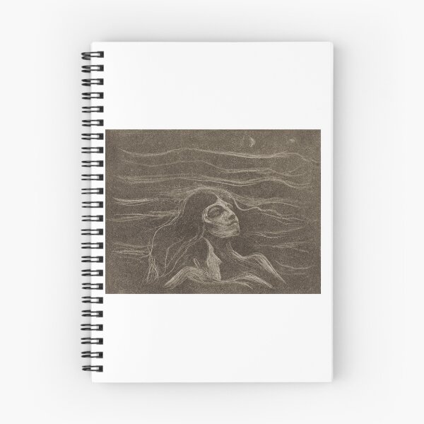 Item preview, Edvard Munch Waves of Love (1896) painting art drawing famous designed and sold by Day-Z19.