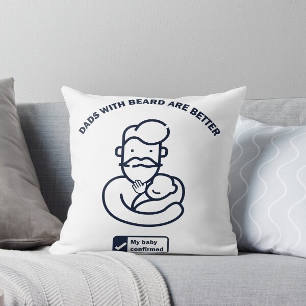 Item preview, dads with beard are better - my kid certificated designed and sold by Wehavefun.