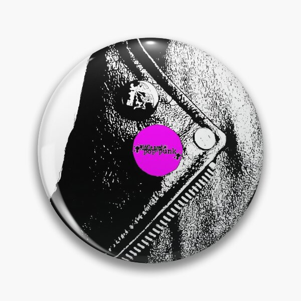 Item preview, Middle Aged Pop Punk Leather Jacket (Pink Pin) designed and sold by Getonboardman.