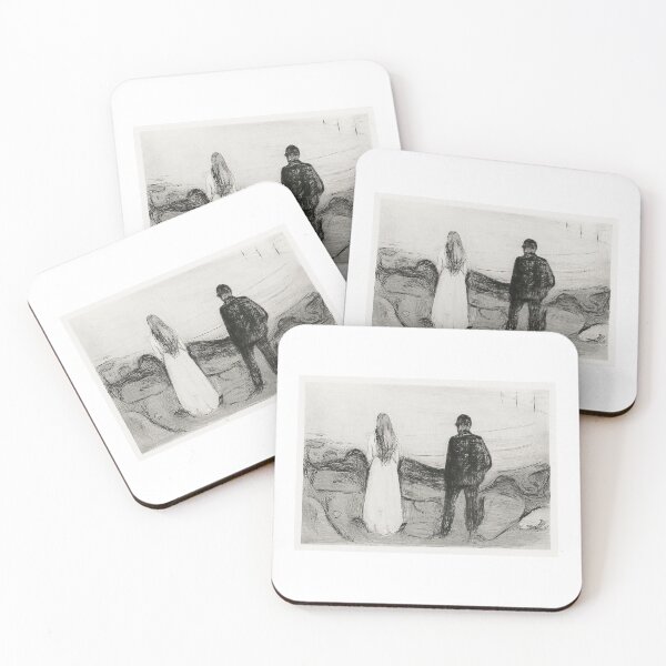 Item preview, Two Human Beings. The Lonely Ones (1894) by Edvard Munch. designed and sold by Day-Z19.