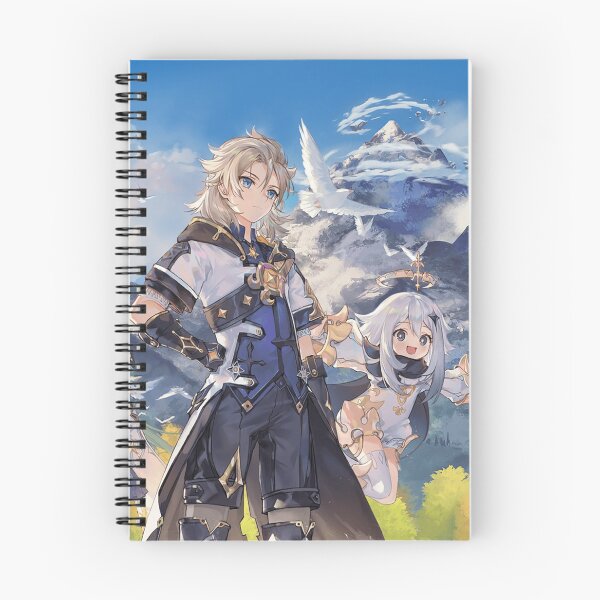 Item preview, Genshin Impact - The Chalk Prince And The Dragon Event With Albedo And Sucrose Official Artwork designed and sold by Krimsy.