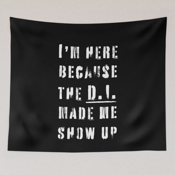 Item preview, Military Basic Training Drill Instructor Joke Funny Gift designed and sold by SuperFreshArt.