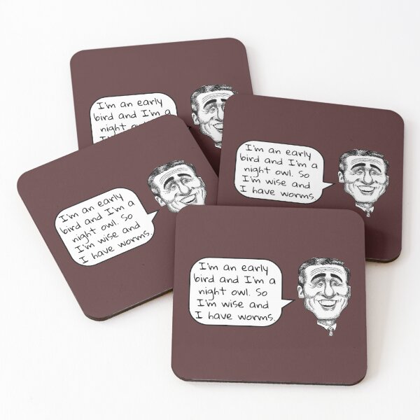 Item preview, The Office, Michael Scott: Wise with Worms designed and sold by BatemanBranding.