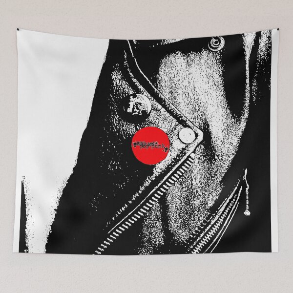 Item preview, Middle Aged Pop Punk Leather Jacket (Red Pin) designed and sold by Getonboardman.