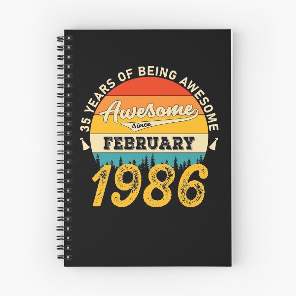 Item preview, 35th Birthday 35 Years Born In 1986 February designed and sold by Renergie.