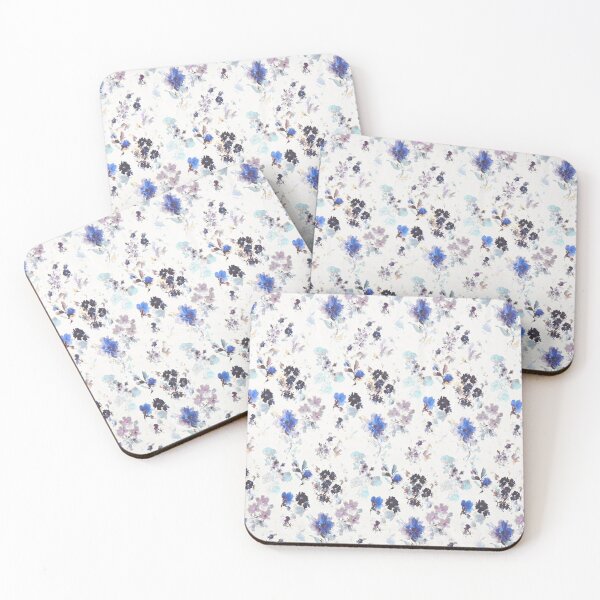 Item preview, Watercolor Flowers - White / Dusky Pink designed and sold by jwebmarket.