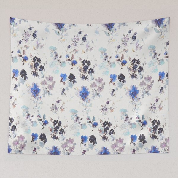 Item preview, Watercolor Flowers - White / Dusky Pink designed and sold by jwebmarket.
