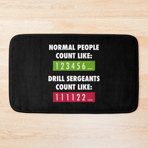 Item preview, Military Basic Training Drill Instructor Joke Funny Gift designed and sold by SuperFreshArt.