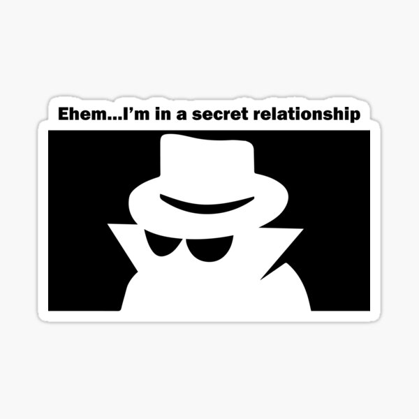 seriously-im-in-a-secret-relationship-sticker-for-sale-by-wehavefun-redbubble