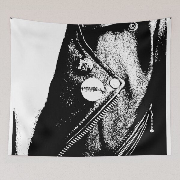Item preview, Middle Aged Pop Punk Leather Jacket designed and sold by Getonboardman.